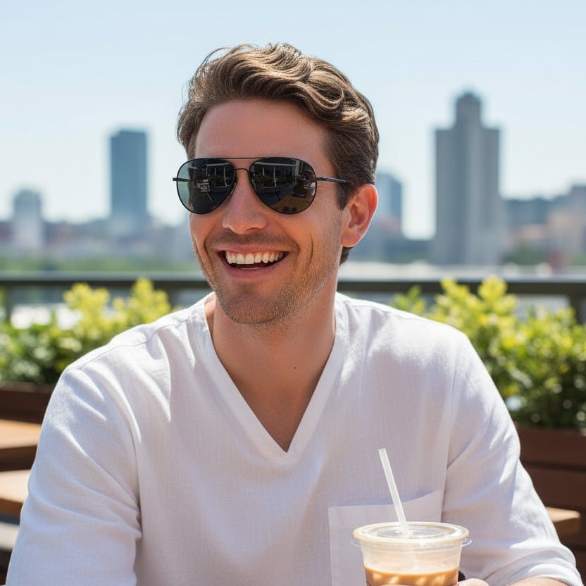 Sonnenbrille Herren Aviator-Design -    Zorenza