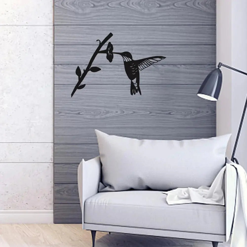 Metall-Vogel-Silhouette – Wand- und Gartendekoration Zorenza