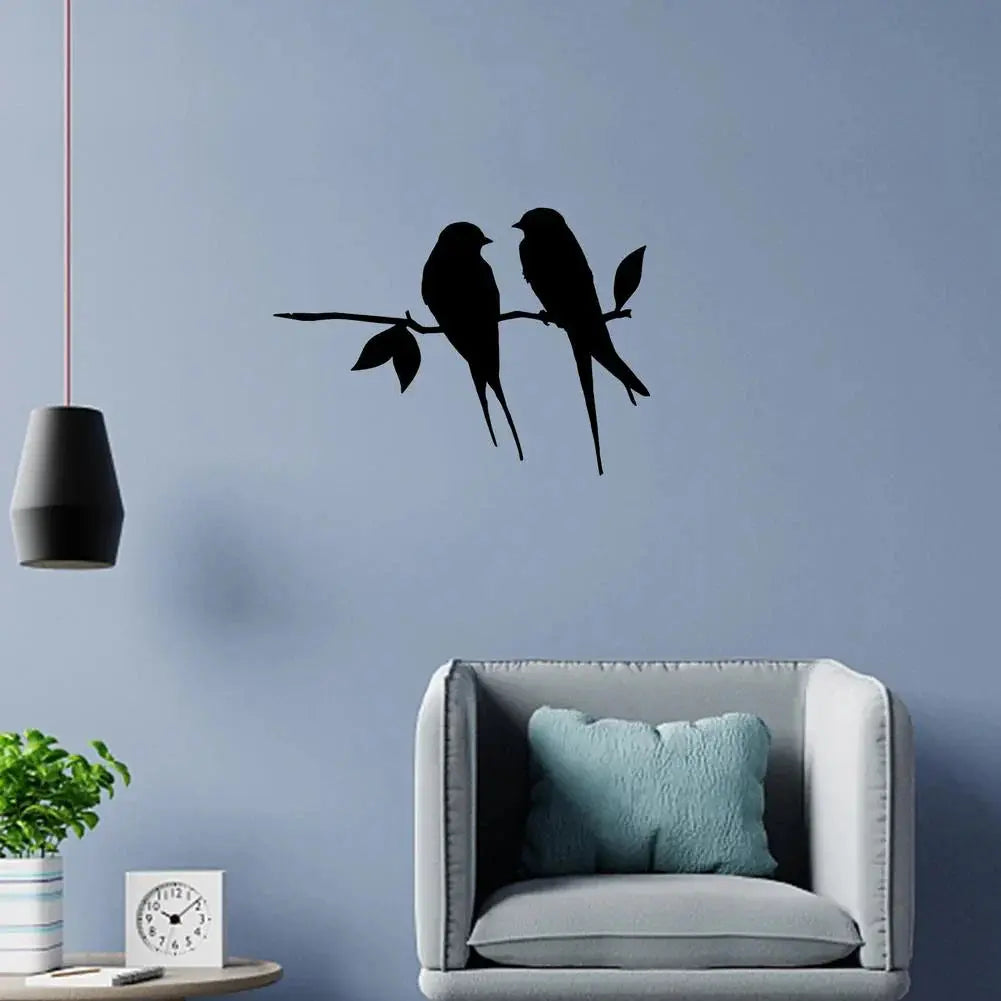 Metall-Vogel-Silhouette – Wand- und Gartendekoration Zorenza