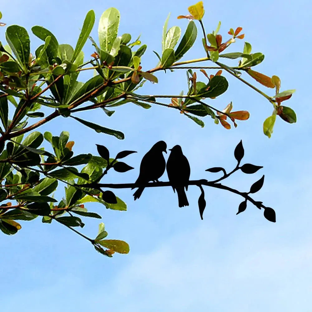 Metall-Vogel-Silhouette – Wand- und Gartendekoration Zorenza