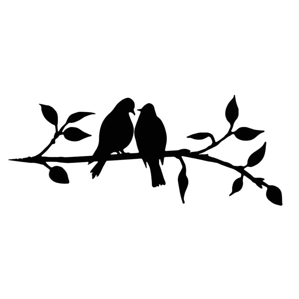 Metall-Vogel-Silhouette – Wand- und Gartendekoration Zorenza