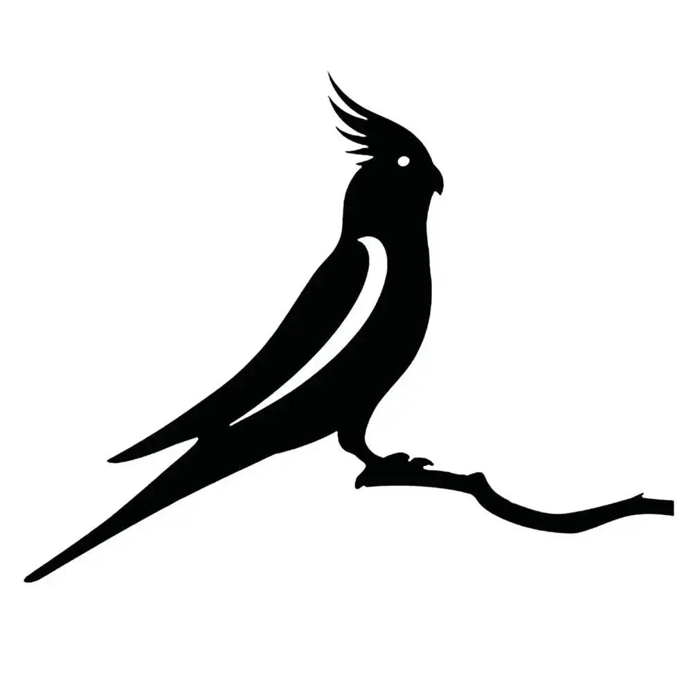 Metall-Vogel-Silhouette – Wand- und Gartendekoration Zorenza