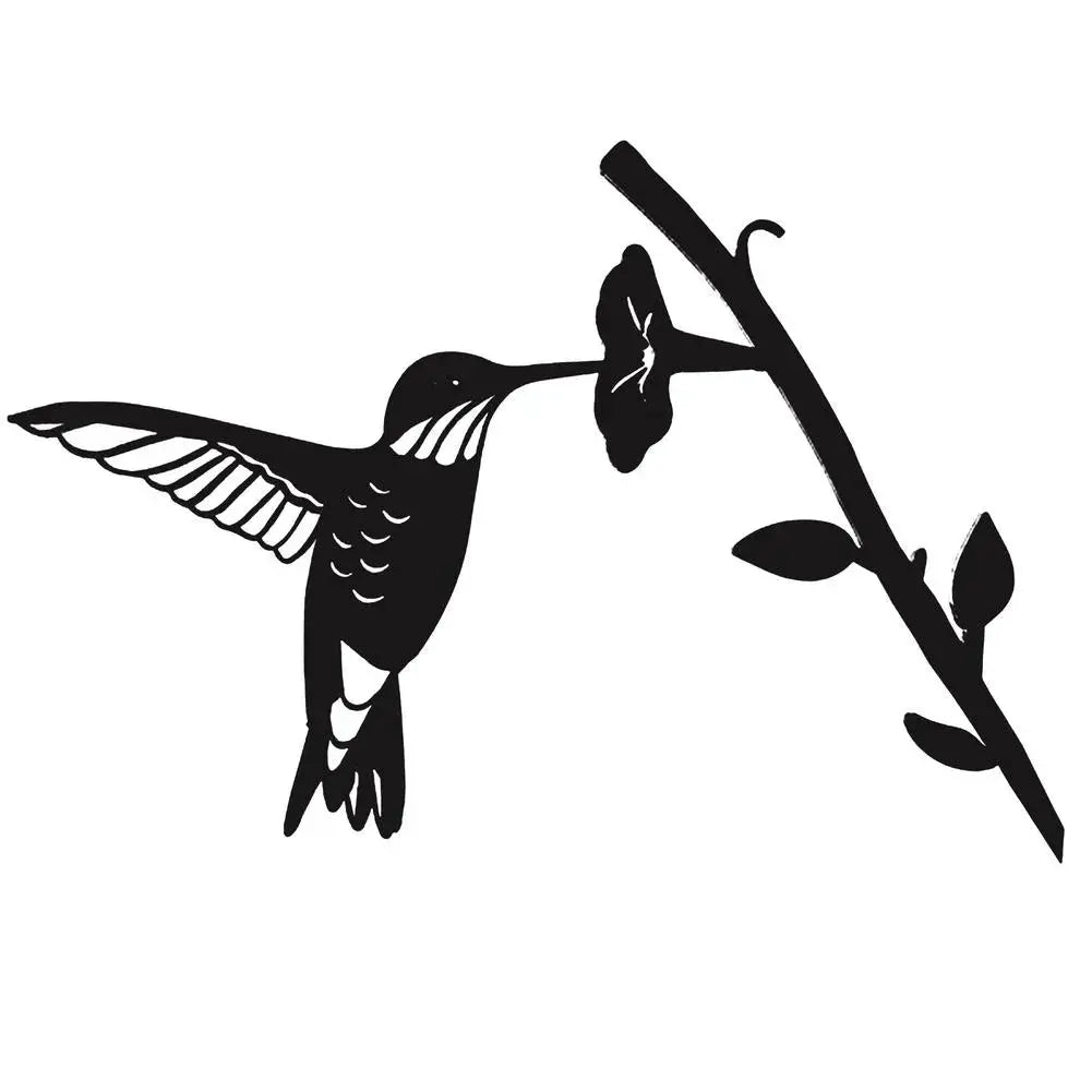 Metall-Vogel-Silhouette – Wand- und Gartendekoration Zorenza