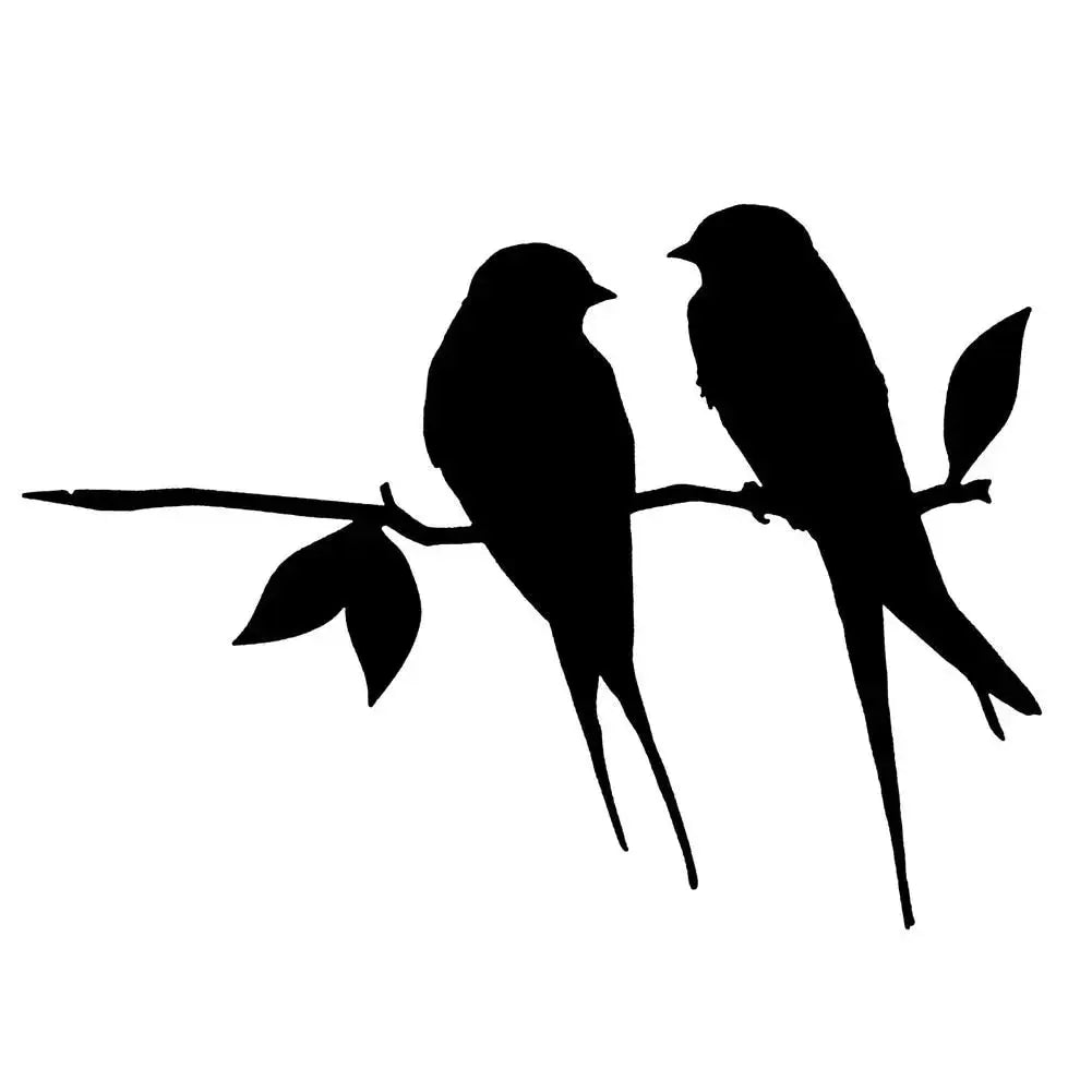 Metall-Vogel-Silhouette – Wand- und Gartendekoration Zorenza