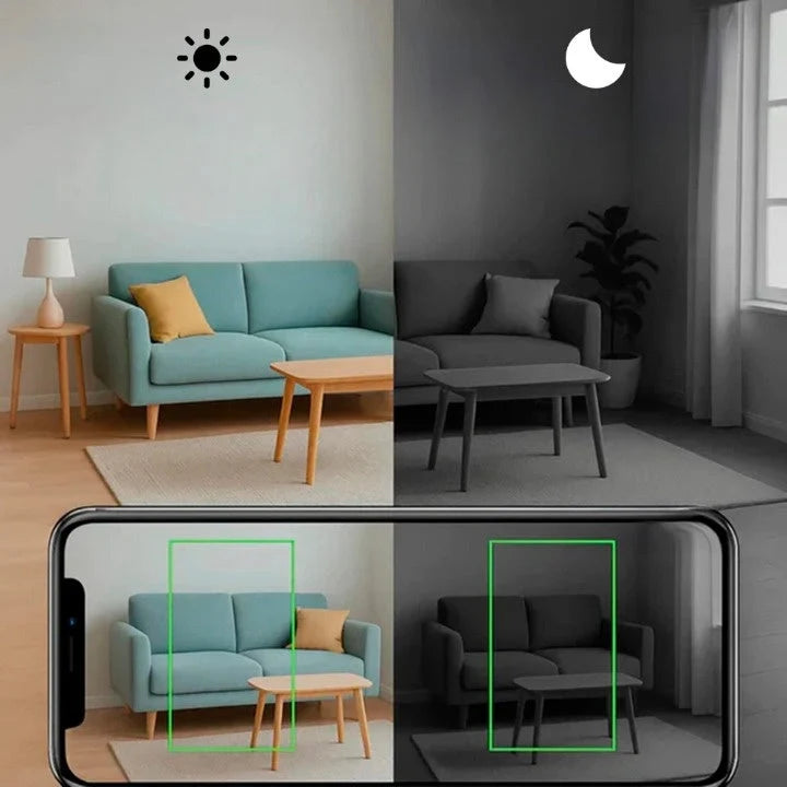 Mini WiFi Kamera mit 1080p HD und Live-Fernzugriff – Für Zuhause & Büro -    Zorenza