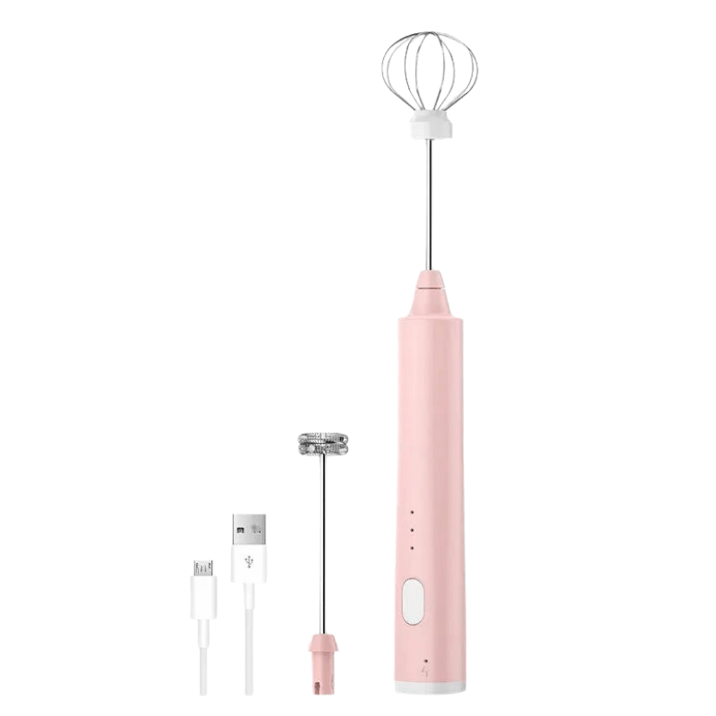 USB-Aufladbarer Mini-Handmixer mit 3 Geschwindigkeitsstufen Zorenza