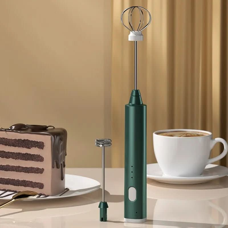 USB-Aufladbarer Mini-Handmixer mit 3 Geschwindigkeitsstufen Zorenza