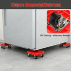 Möbelheber- und Rollenset mit Feststellbremse (4-teilig) Zorenza
