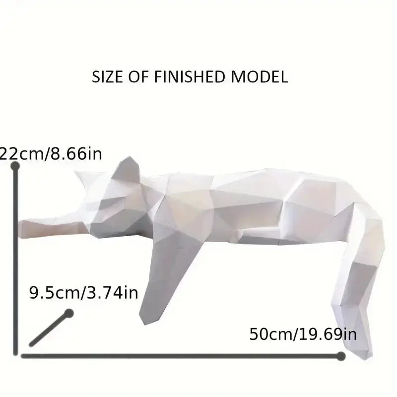 Moderne Katzenfigur aus Kunstharz Zorenza