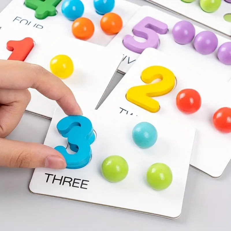 Montessori-Zählperlen-Set für Frühe Rechenfähigkeiten Zorenza