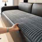 Gesteppte Mikrofaser-Sofaauflage für Sofaschutz Zorenza