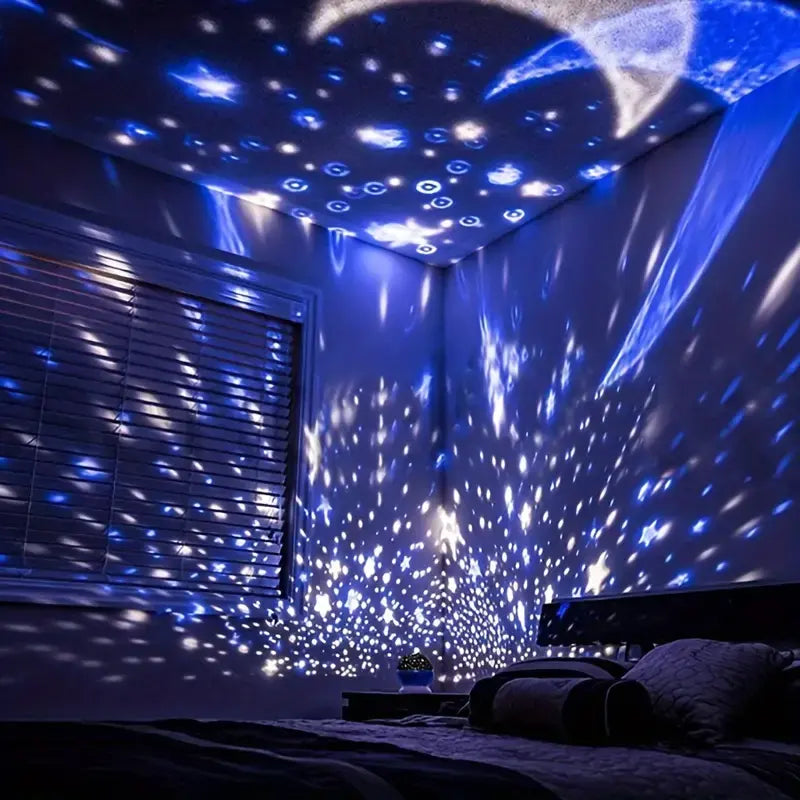 Nachtlampe mit Sternenprojektion und LED Zorenza