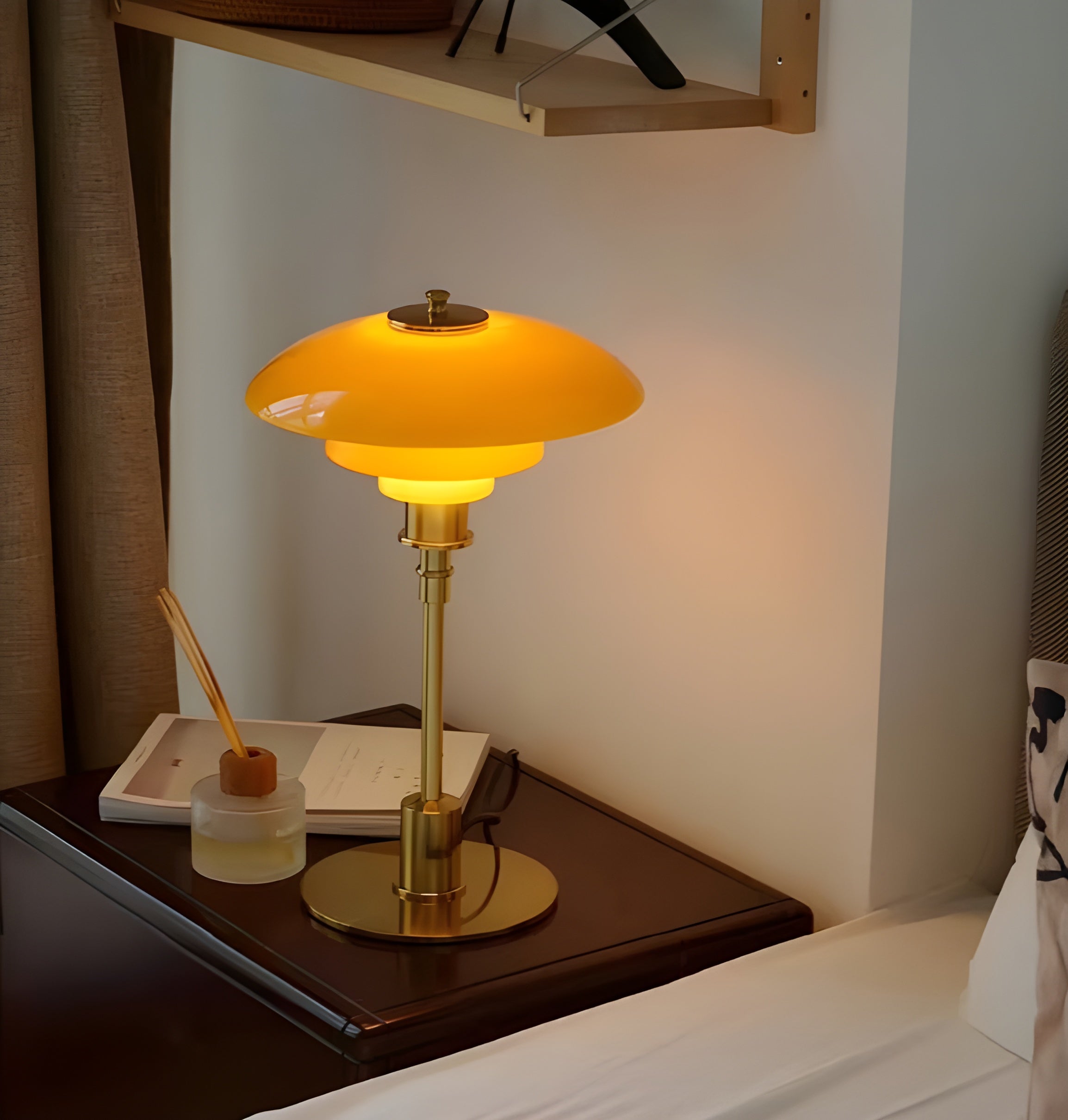 Designer LED Tischlampe mit Dimmfunktion – Nordisches Design -    Zorenza