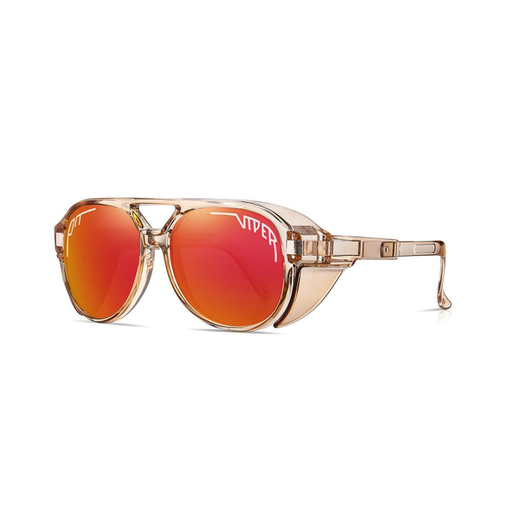 Motorradbrille mit Seitenschutz – UV400 Schutz -    Zorenza