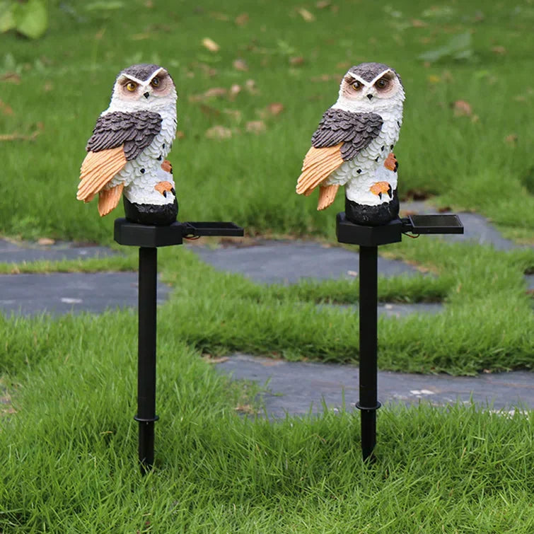 Solarleuchte Eule mit LED-Beleuchtung für Garten und Terrasse -    Zorenza