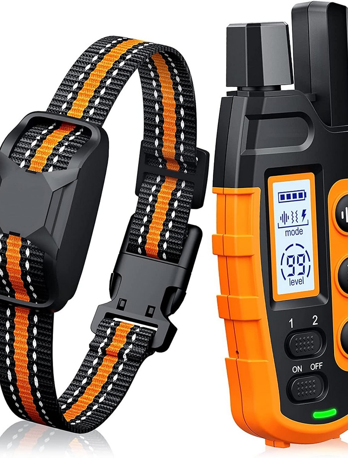 Hundetraining-Halsband mit Fernbedienung, wasserdicht -    Zorenza