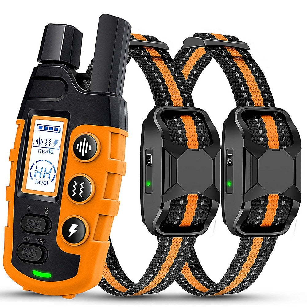 Hundetraining-Halsband mit Fernbedienung, wasserdicht -    Zorenza