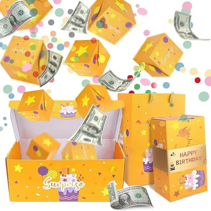 Überraschungs-Geschenkbox – Kreative Pop-up Box für besondere Anlässe Zorenza