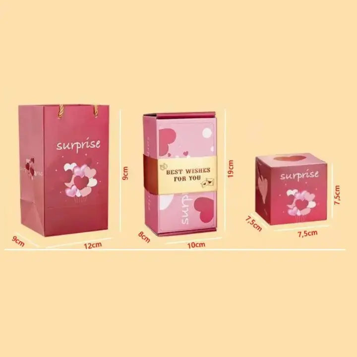 Überraschungs-Geschenkbox – Kreative Pop-up Box für besondere Anlässe Zorenza