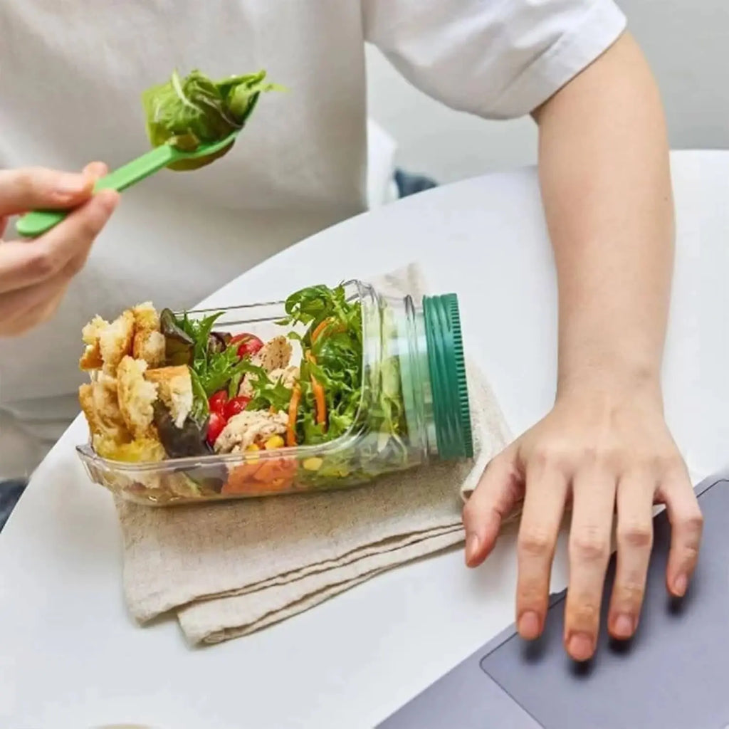 Premium Salatbox mit Leckdichtem Deckel - BPA-frei Zorenza