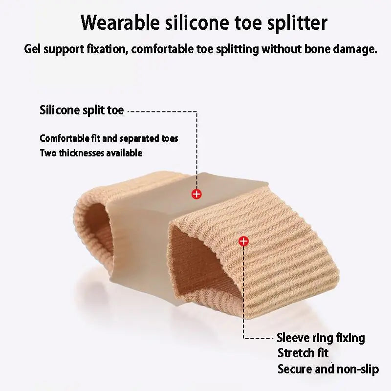Zehentrenner Silikon – Schmerzlinderung bei Hallux Valgus -    Zorenza