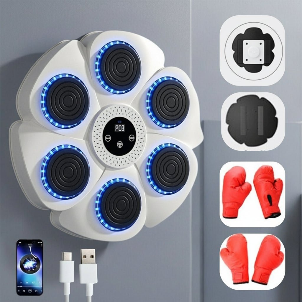 Boxtrainer mit Bluetooth-Musik und RGB-Beleuchtung -    Zorenza