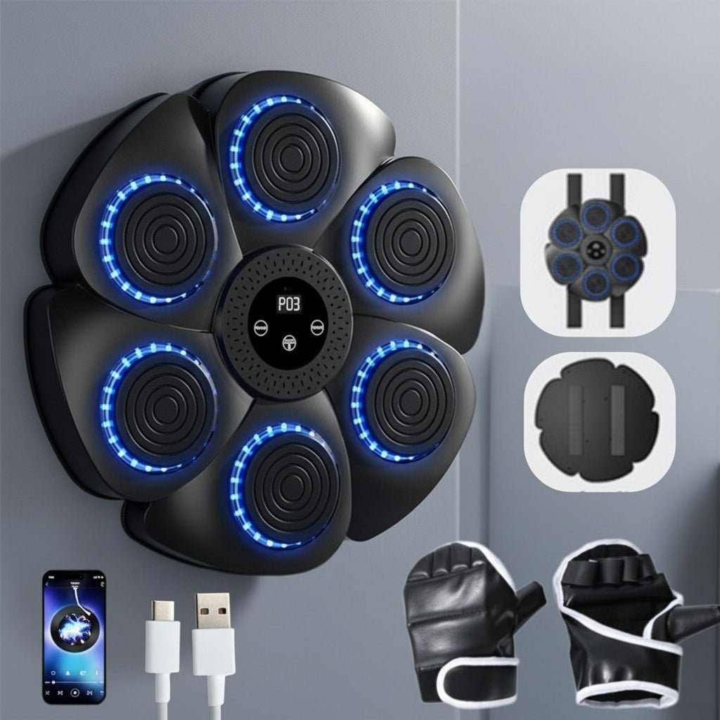 Boxtrainer mit Bluetooth-Musik und RGB-Beleuchtung -    Zorenza