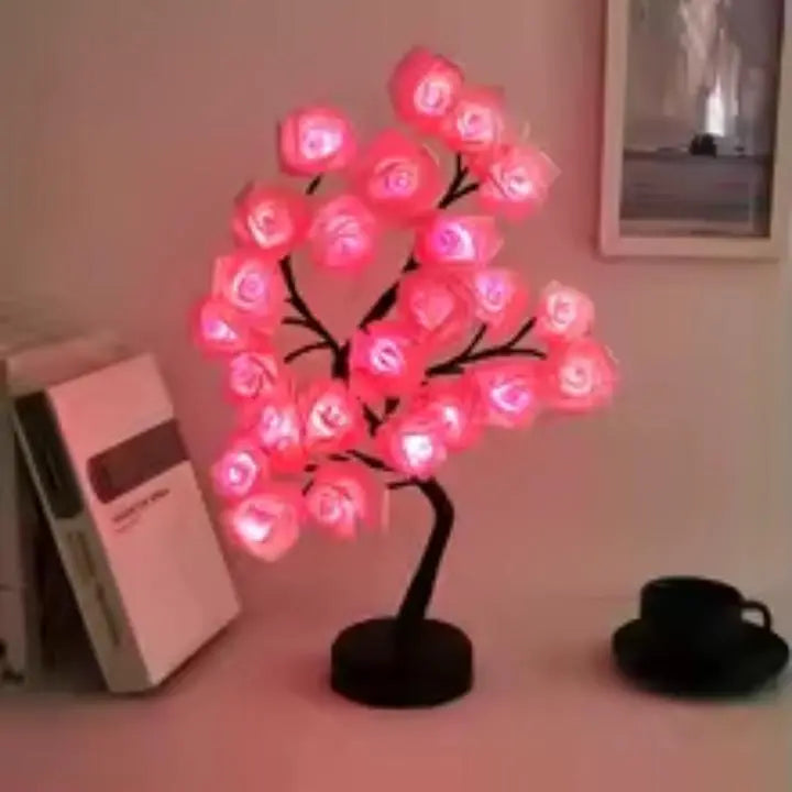 Rosenbaum-Nachtlicht mit LED-Beleuchtung Zorenza
