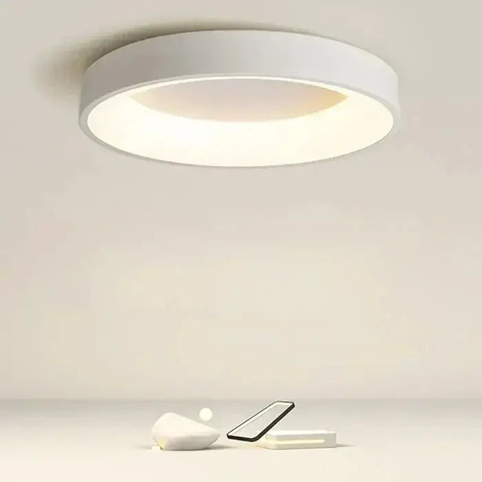 Runde LED-Deckenlampe – Skandinavisches Design, Warmweiß Zorenza