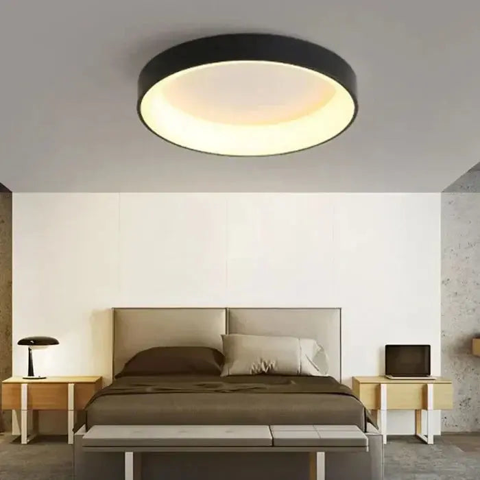 Runde LED-Deckenlampe – Skandinavisches Design, Warmweiß Zorenza