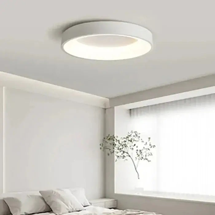 Runde LED-Deckenlampe – Skandinavisches Design, Warmweiß Zorenza