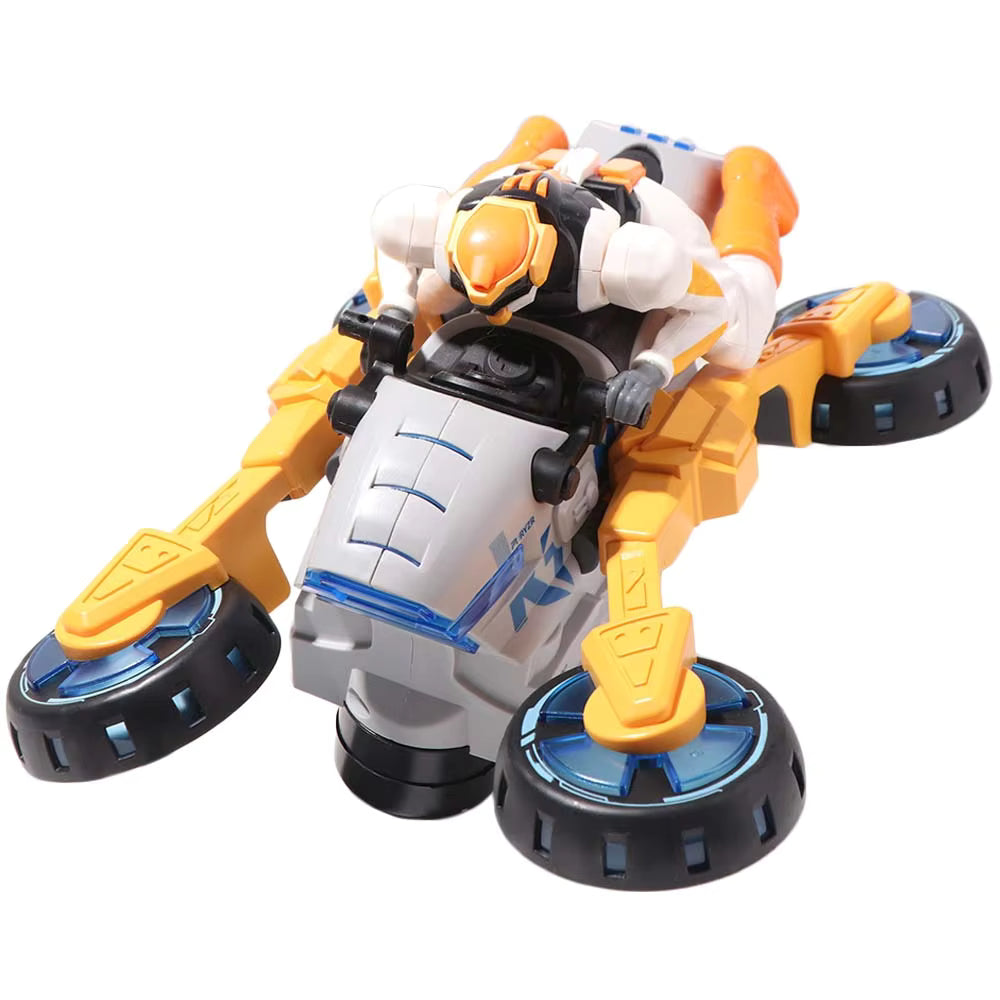 Verwandelbares Stuntbike-Spielzeug mit Actionfigur -    Zorenza