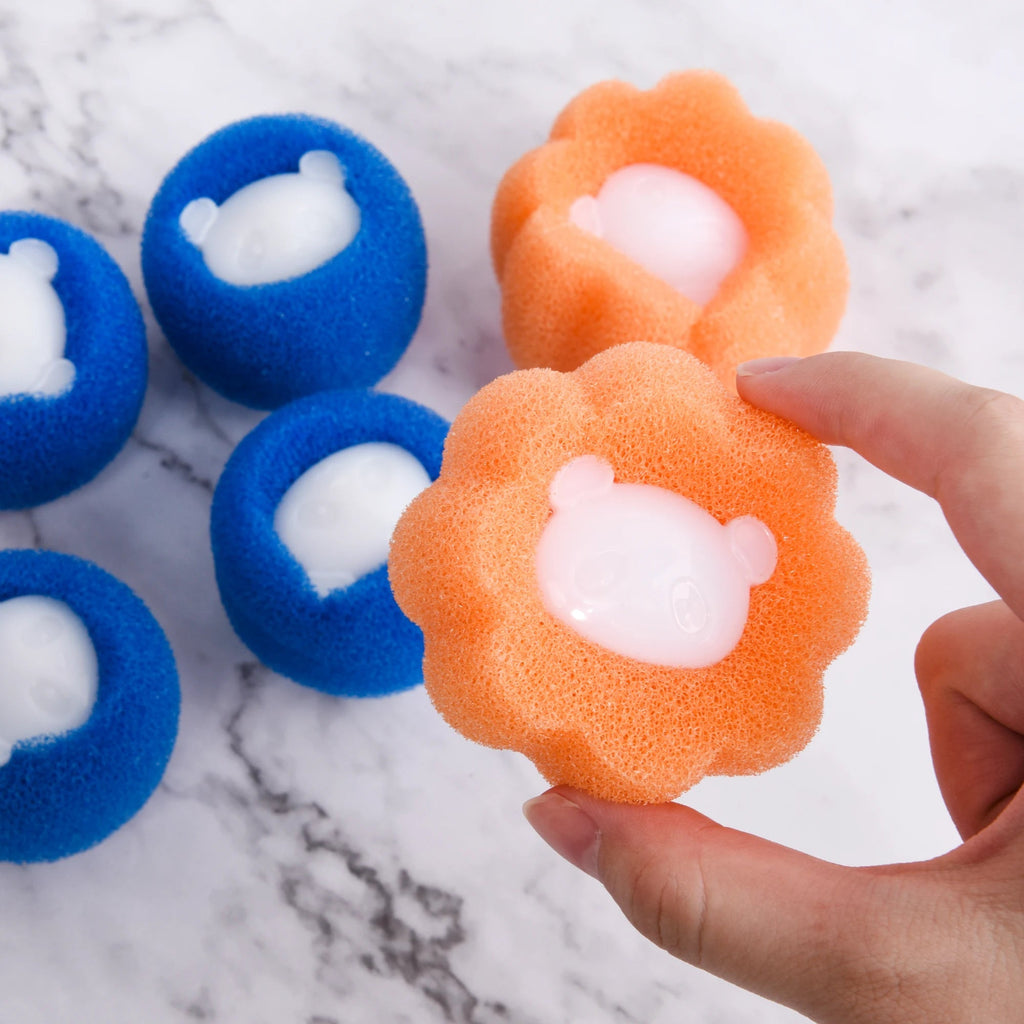 Magic Laundry Ball Kit Reusable Clothes Hair Cleaning Tool Pet Hair Remover Washing Machine Cat Dog Hair Catcher Laundry Ball Zorenza