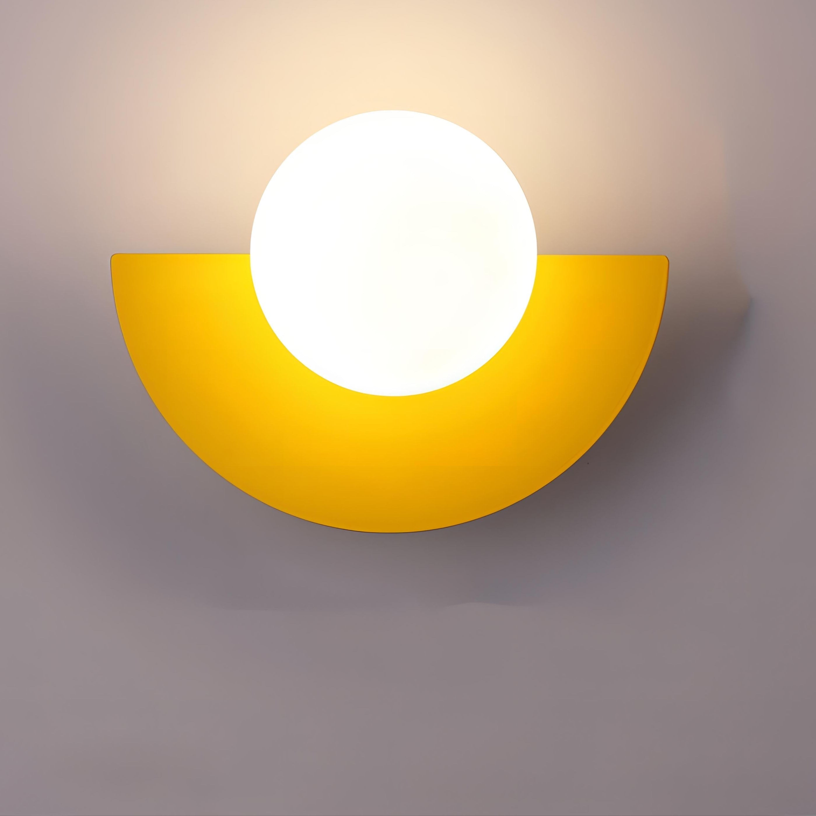 LED Wandleuchte mit Halbkreis-Design und Kugelform -    Zorenza