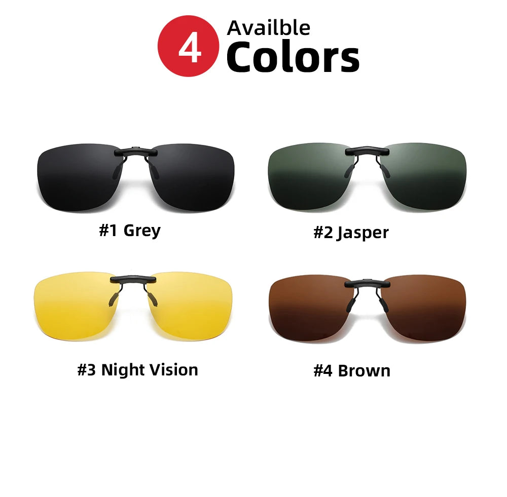 Clip-On Sonnenbrille polarisiert UV400 für Korrektionsbrillen -    Zorenza