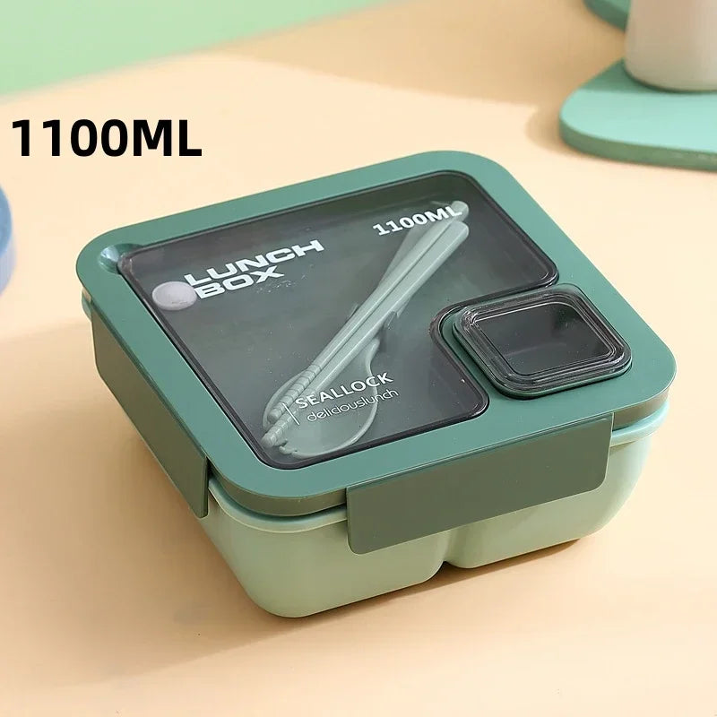 Bento Lunchbox mit Besteck und Silikonmanschette -    Zorenza