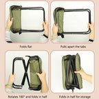 Klappstuhl mit Tragetasche – 2-in-1 für Outdoor -    Zorenza