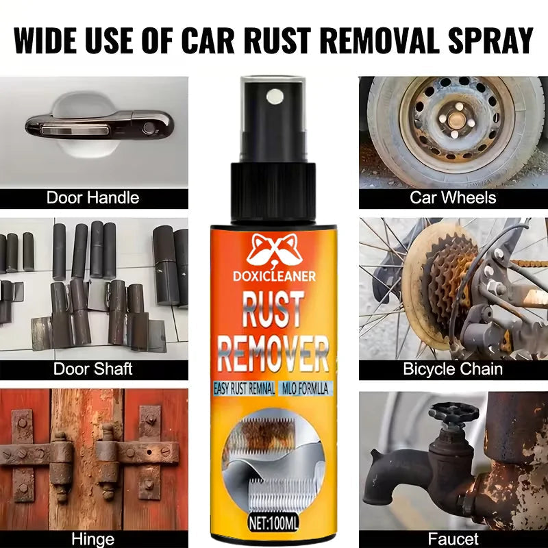 Rostentferner-Spray für Metall – Rost an Werkzeug, Autoteilen und mehr entfernen Zorenza