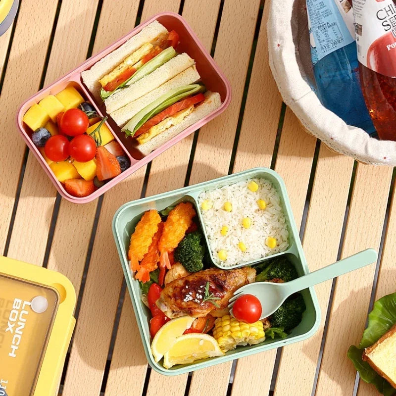 Bento Lunchbox mit Besteck und Silikonmanschette -    Zorenza