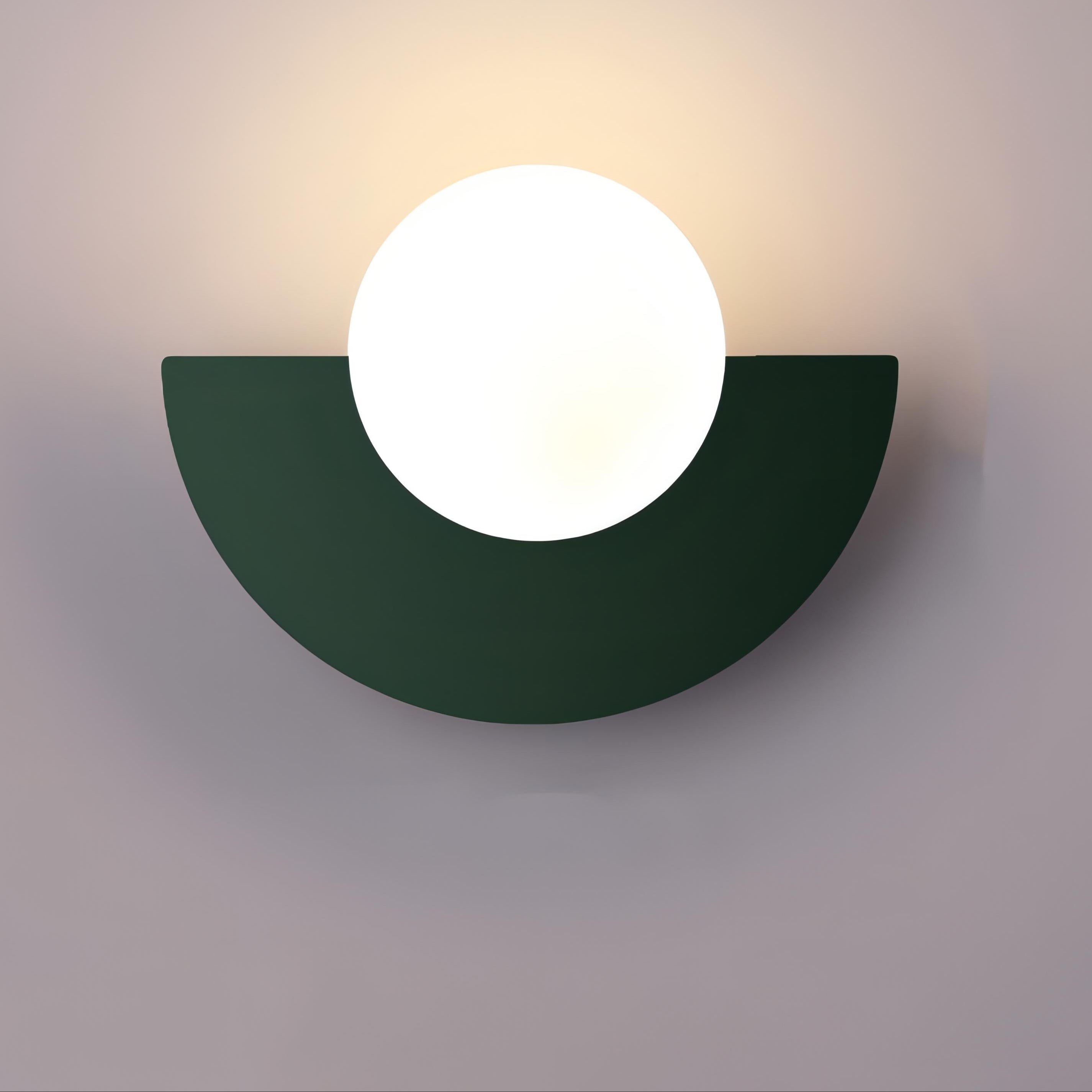 LED Wandleuchte mit Halbkreis-Design und Kugelform -    Zorenza