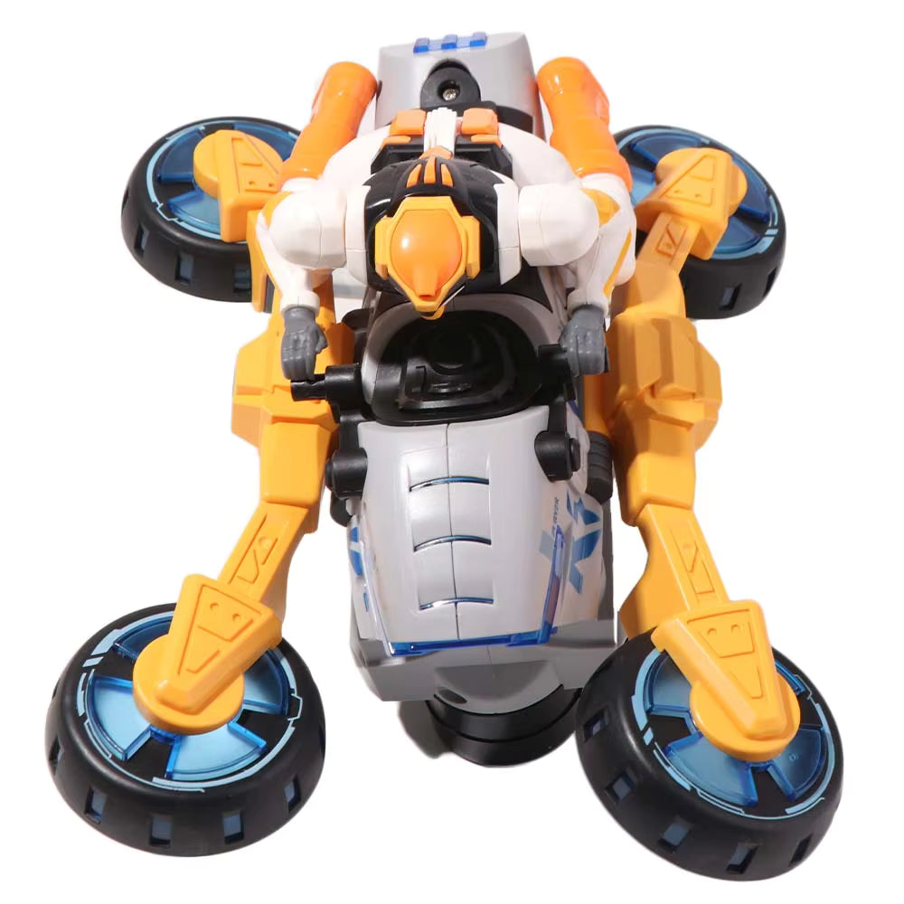 Verwandelbares Stuntbike-Spielzeug mit Actionfigur -    Zorenza