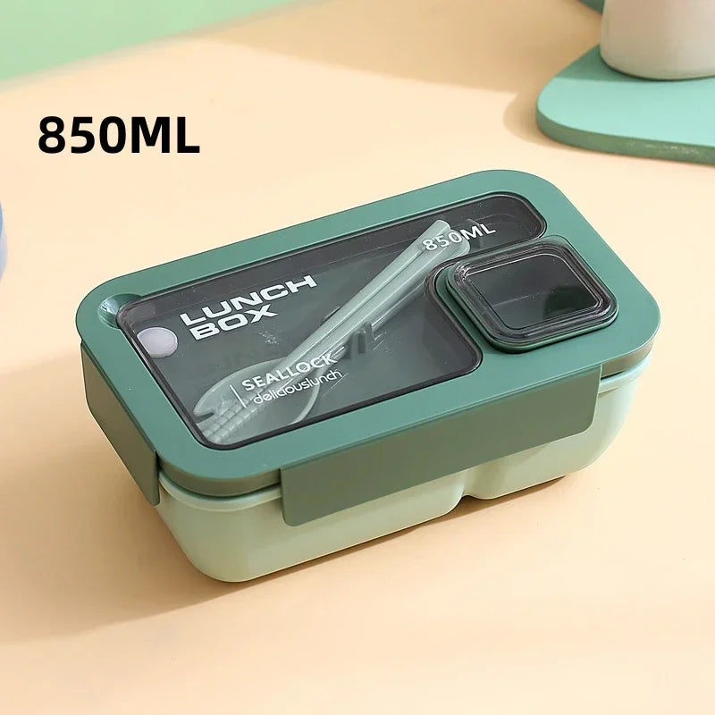 Bento Lunchbox mit Besteck und Silikonmanschette -    Zorenza