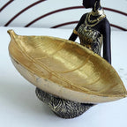 Dekorationsschale Afrikanisch Gold mit Figur -    Zorenza