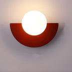 LED Wandleuchte mit Halbkreis-Design und Kugelform -    Zorenza