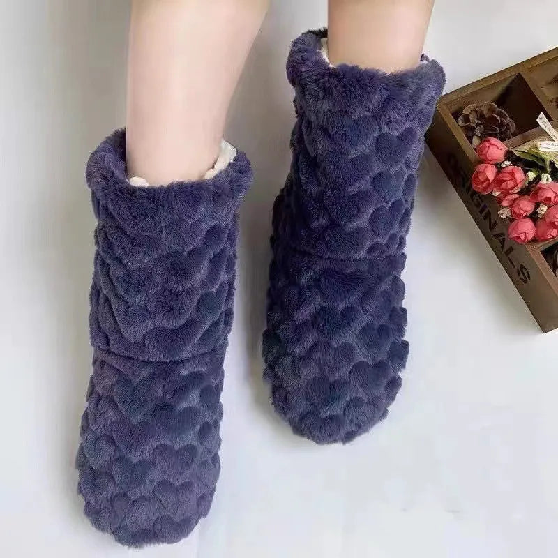Kuschelsocken Teddyfutter – Rutschfest & Warm -    Zorenza