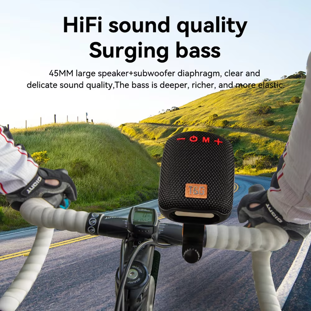 Bluetooth-Fahrradlautsprecher mit Lenkerbefestigung – Klarer Klang, freihändiges Telefonieren Zorenza