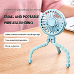 Mini-Ventilator mit flexiblem Stativ und Nachtlicht -    Zorenza