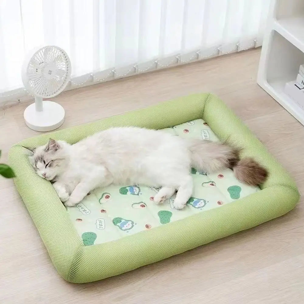 Kühlmatte für Katzen und Hunde mit Netzrand -    Zorenza