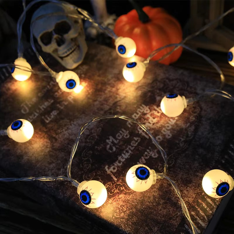 Halloween-Lichterkette Cartoon-Design mit LED-Beleuchtung -    Zorenza