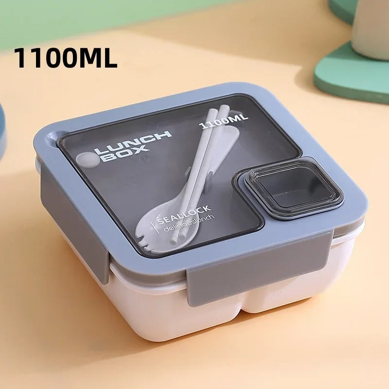 Bento Lunchbox mit Besteck und Silikonmanschette -    Zorenza